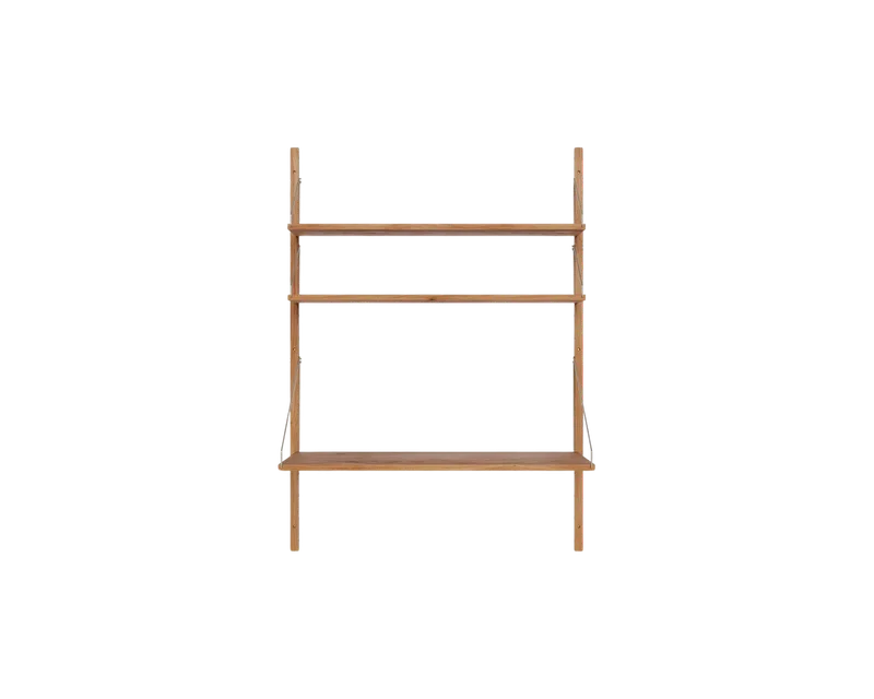 Shelf Library Desk Section | Natural Oak | H114.8 / W80 de FRAMA en H1148 / W80 / DESK, Natural Oak – photo du produit