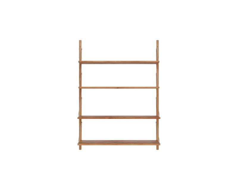 Shelf Library Single Section | Natural Oak | H114.8 / W80 van FRAMA in H1148 / W80, Natural Oak – productfoto