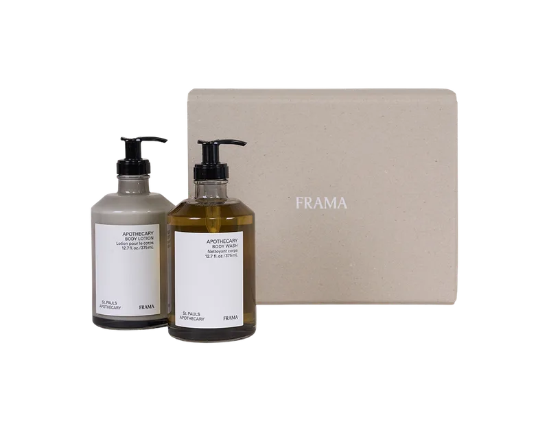 Gift Box: Body Wash + Body Lotion | Apothecary von FRAMA in Body Wash + Body Lotion, Apothecary – Produktfoto