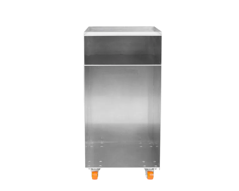 Rivet Cart | Aluminum von FRAMA in Aluminum, Cart – Produktfoto
