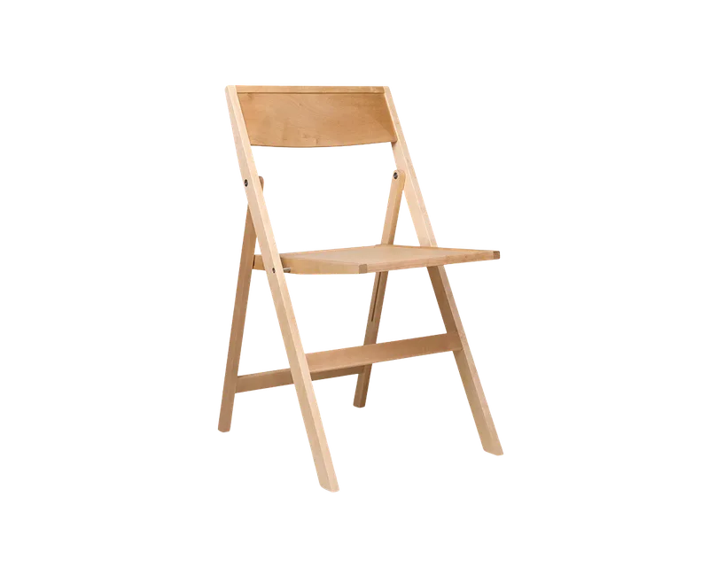 Folding Flat Chair | Natural Birch von FRAMA in Natural Birch – Produktfoto