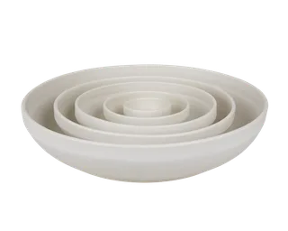 Otto Ceramic Shallow Bowl | Natural | Medium von FRAMA in Medium, Natural – Produktfoto 1 von 2