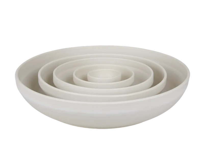 Otto Ceramic Shallow Bowl | Natural | Medium von FRAMA in Medium, Natural – Produktfoto 1 von 2