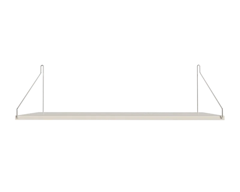 Single Shelf | Warm White Steel | D27 / W80 van FRAMA in D27 / W80, Warm White Steel – productfoto