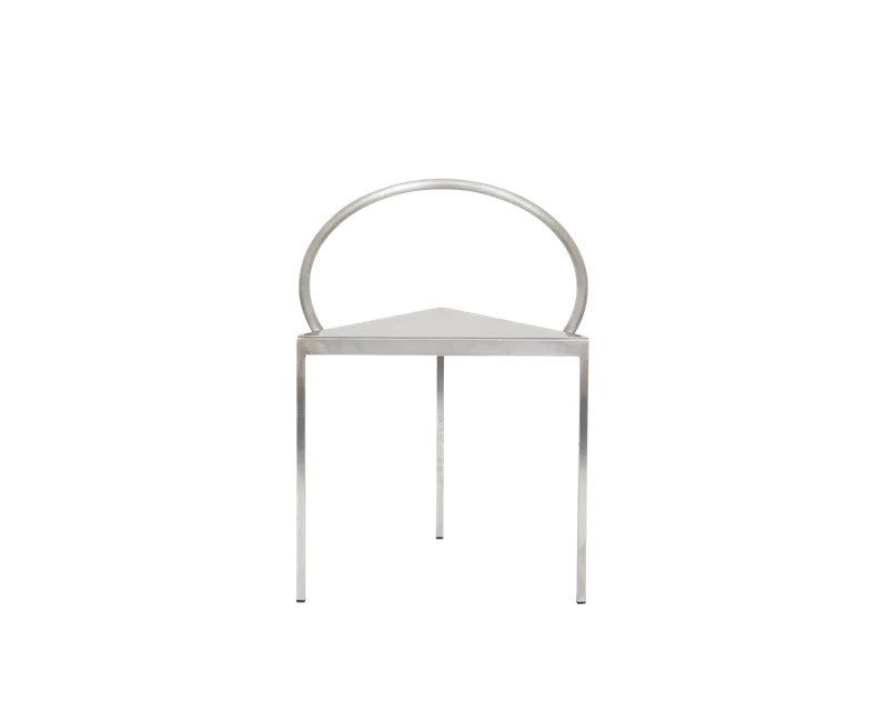 Triangolo Chair | Stainless Steel van FRAMA in Stainless Steel – productfoto