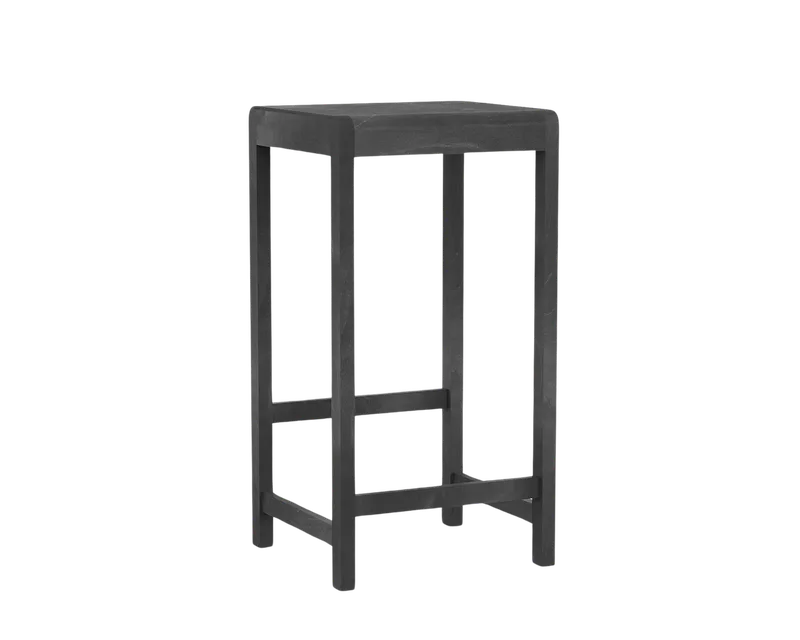 Stool 01 | Ash Black Birch | H76 by FRAMA in H76, Ash Black Birch – product photo