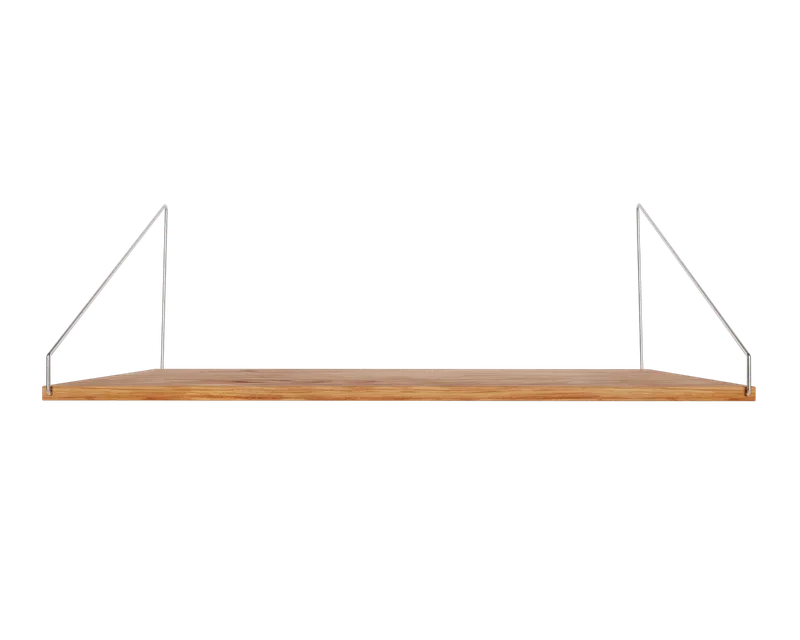 Library Desk Shelf | Natural Oak | D40 / W80 van FRAMA in D40 / W80, Natural Oak – productfoto