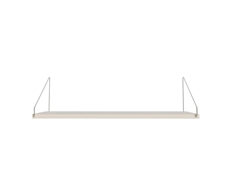 Library Shelf | Warm White Steel | D20 / W60 by FRAMA in D20 / W60, Warm White Steel – product photo