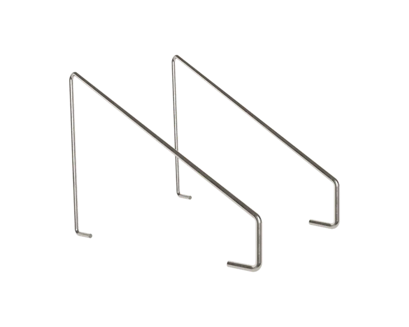D20 Brackets for Shelf Library | Set of Two | Stainless Steel by FRAMA – product photo