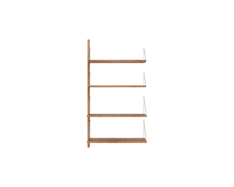 Shelf Library Add-on Section | Natural Oak | H114.8 / W60 van FRAMA in H1148 / W60 / ADD-ON, Natural Oak – productfoto