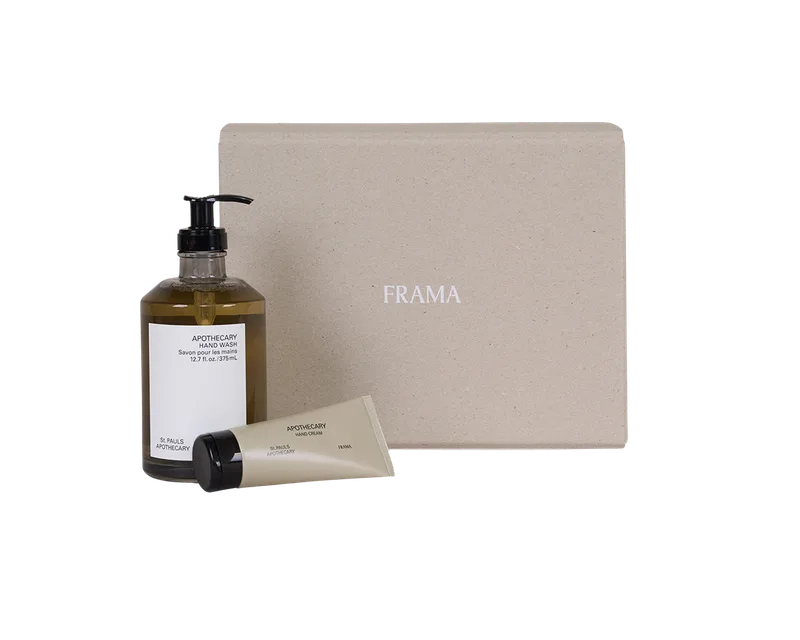 Gift Box: Hand Wash + Hand Cream | Apothecary von FRAMA in Hand Wash + Hand Cream, Apothecary – Produktfoto