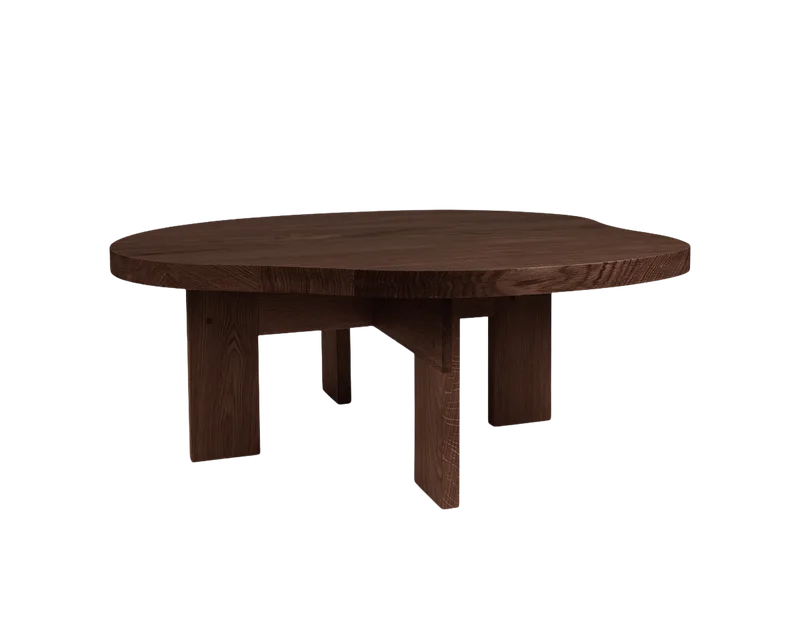 Farmhouse Coffee Table | Dark Oak | Pond van FRAMA in Dark Oak, Pond – productfoto