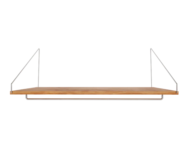 Library Hanger Shelf | Natural Oak | D40 / W80 by FRAMA in D40 / W80, Natural Oak – product photo