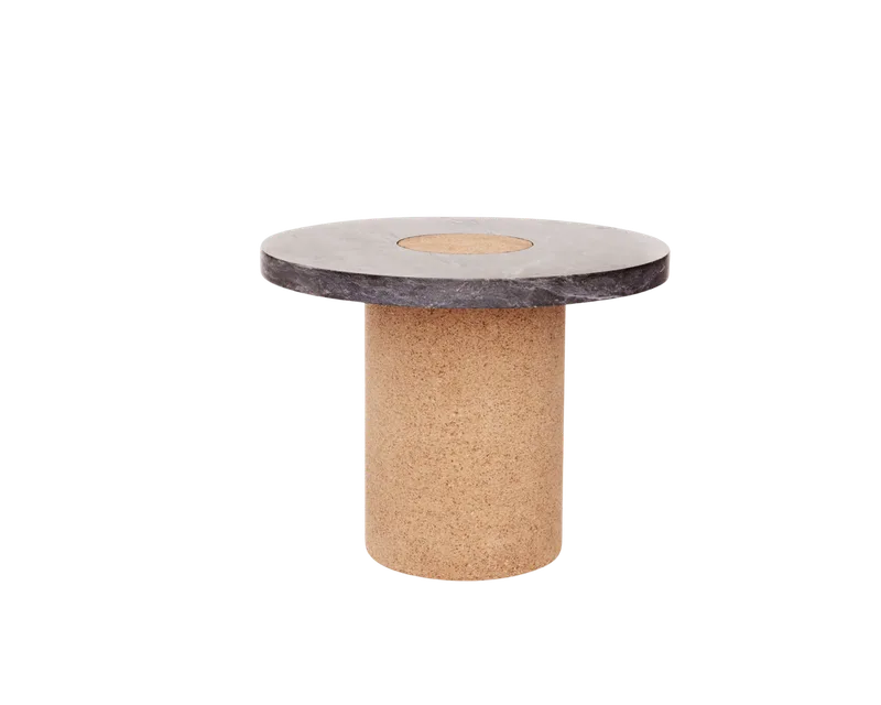 Sintra Table | Black Marble / Cork | Large by FRAMA in Large, Black Marble / Cork – product photo