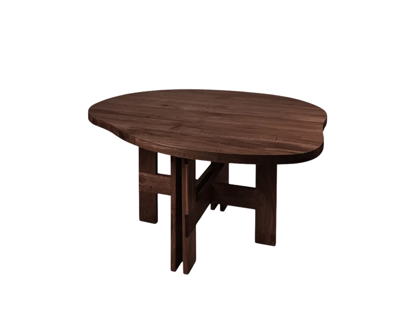 Farmhouse Trestle Table | Dark Oak | Pond de FRAMA en Pond, Dark Oak – photo du produit