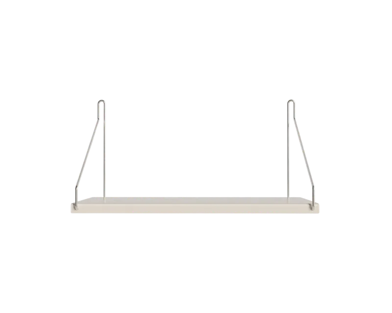 Single Shelf | Warm White Steel | D20 / W40 by FRAMA in D20 / W40, Warm White Steel – product photo