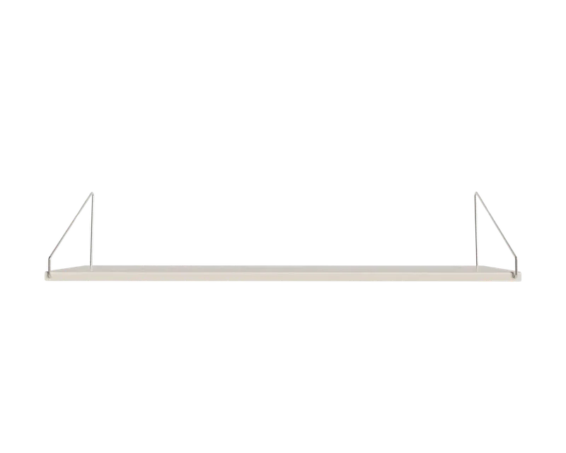 Library Shelf | Warm White Steel | D20 / W80 by FRAMA in D20 / W80, Warm White Steel – product photo