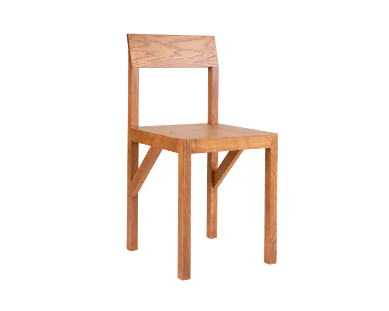 Bracket Chair | Warm Brown Ash by FRAMA in Warm Brown – product photo