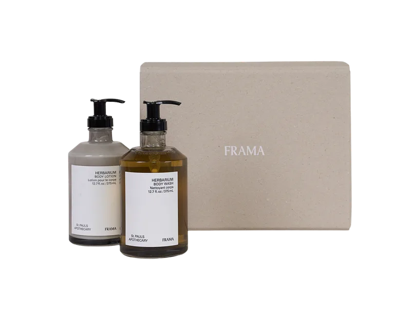 Gift Box: Body Wash + Body Lotion | Herbarium by FRAMA in Body Wash + Body Lotion, Herbarium – product photo