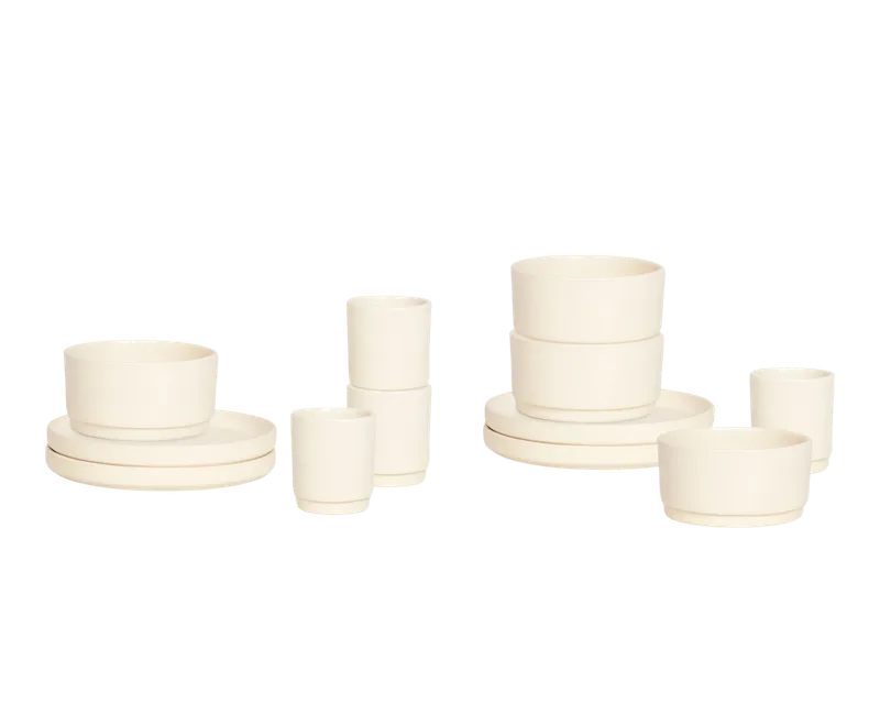 Otto Ceramic Tableware Set | Dinner | Natural von FRAMA in Dinner, Natural – Produktfoto