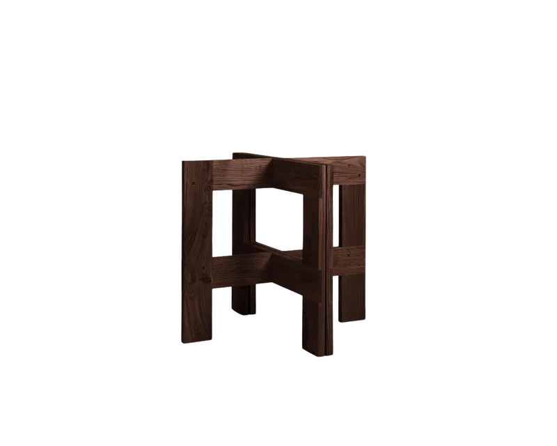 Farmhouse Table Trestles | Dark Oak by FRAMA in Dark Oak, Trestles – product photo