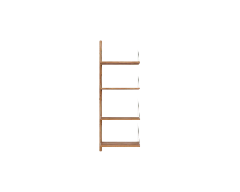 Shelf Library Add-on Section | Natural Oak | H114.8 / W40 van FRAMA in H1148 / W40 / ADD-ON, Natural Oak – productfoto