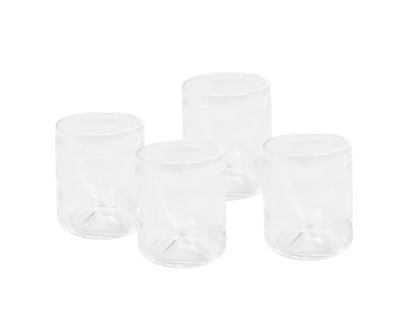 0405 Glass Set of Four | Clear | Small van FRAMA in Small, Clear – productfoto