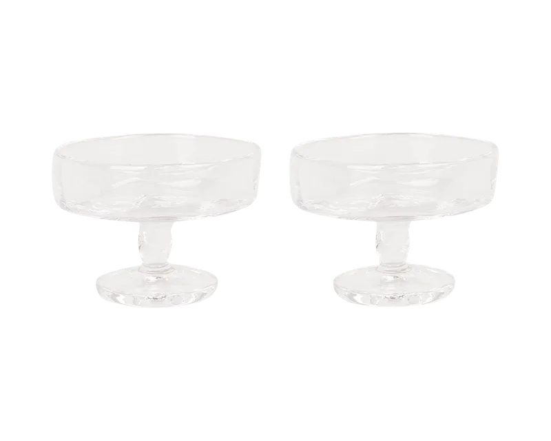 0405 Stem Glass Set of Two | Clear | Wide by FRAMA in Wide, Clear – product photo
