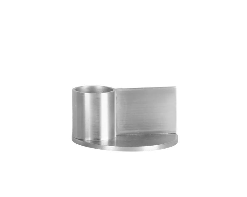 Fundament Candle Holder | Stainless Steel | Form 1 by FRAMA in Form 1 – product photo