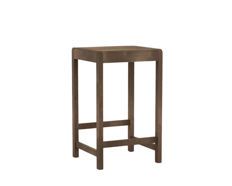 Stool 01 | Dark Brown Birch | H65 by FRAMA in H65, Dark Birch – product photo
