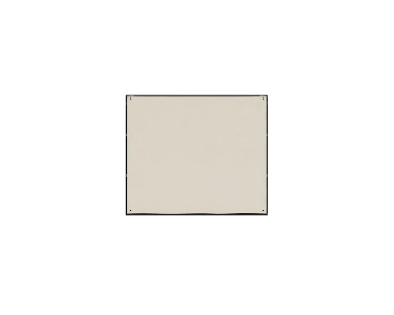 Shelf Library Canvas Cabinet | Stainless Steel / Canvas van FRAMA in Stainless Steel, H1852 / W80 – productfoto
