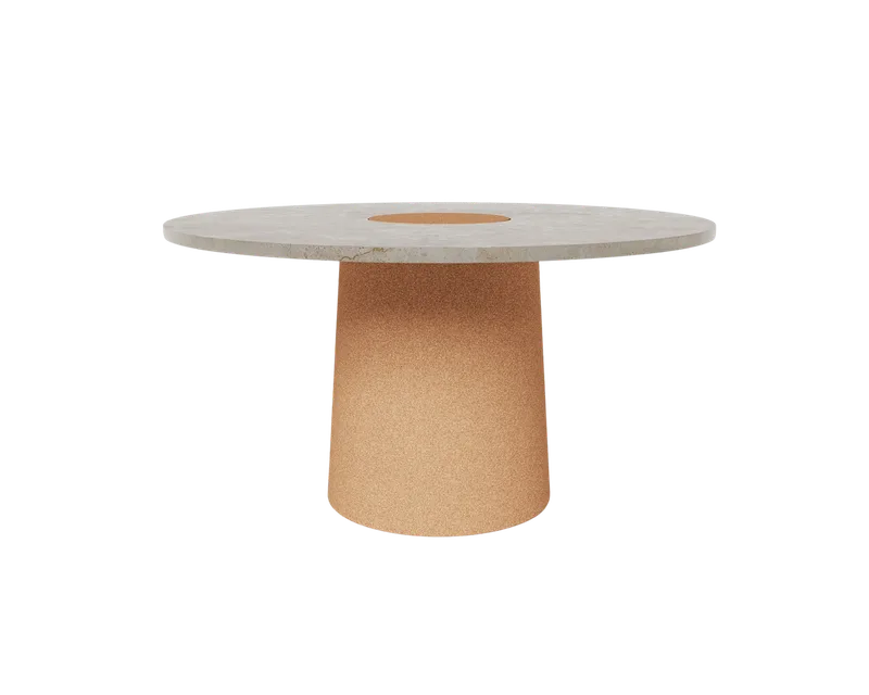 Sintra Dining Table | Blue Ataija Marble / Cork by FRAMA in Blue Ataija Marble / Cork – product photo