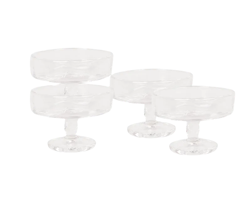 0405 Stem Glass Set of Four | Clear | Wide by FRAMA in Wide, Clear – product photo
