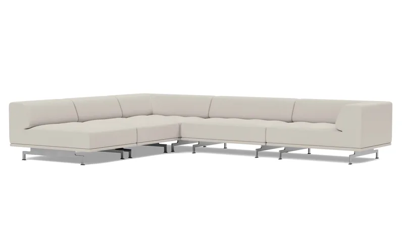 Delphi Elements - Configuration C van Fredericia in Steelcut Trio, 213, Brushed aluminium – productfoto 1 van 4