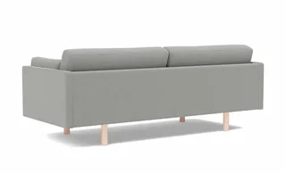 EJ220 Sofa, 3 seater, 212 cm by Fredericia in Re-Wool 128, Oak soap treated, FSC Mix 70% – product photo 3 of 4
