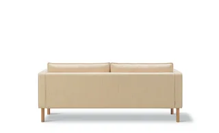 Jota Sofa on Legs, 2-pers., 185 cm von Fredericia in Mood 1104, Oak light oil, FSC Mix 70%, Arm cushions not included – Produktfoto 3 von 4