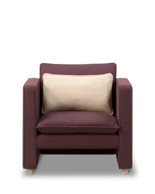 Jota Lounge Chair van Fredericia in Vidar 693, Oak light oil, FSC Mix 70%, Arm cushions not included – productfoto 3 van 10