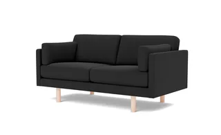 EJ220 Sofa, 2 seater, 163 cm de Fredericia en Re-Wool 198, Oak soap treated, FSC Mix 70% – photo du produit 1 sur 4