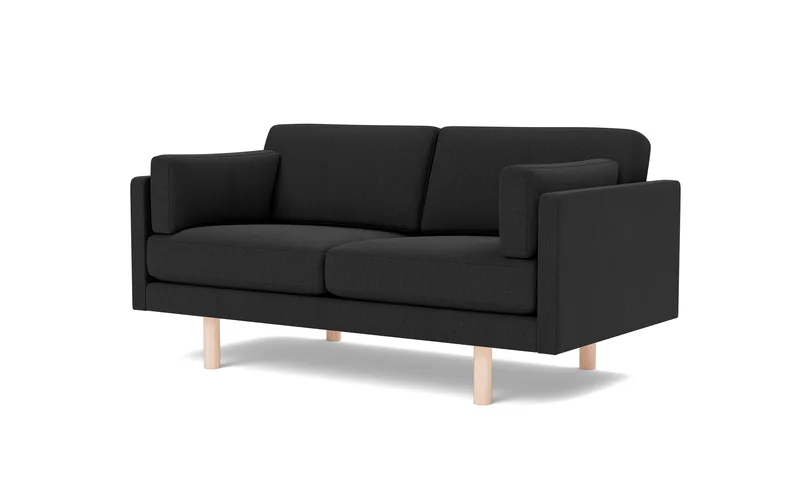 EJ220 Sofa, 2 seater, 163 cm de Fredericia en Re-Wool 198, Oak soap treated, FSC Mix 70% – photo du produit 1 sur 4