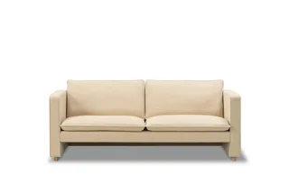 Jota Sofa, 2 seater, 185 cm by Fredericia in Vidar 323, Oak light oil, FSC Mix 70%, Arm cushions not included – product photo 4 of 4