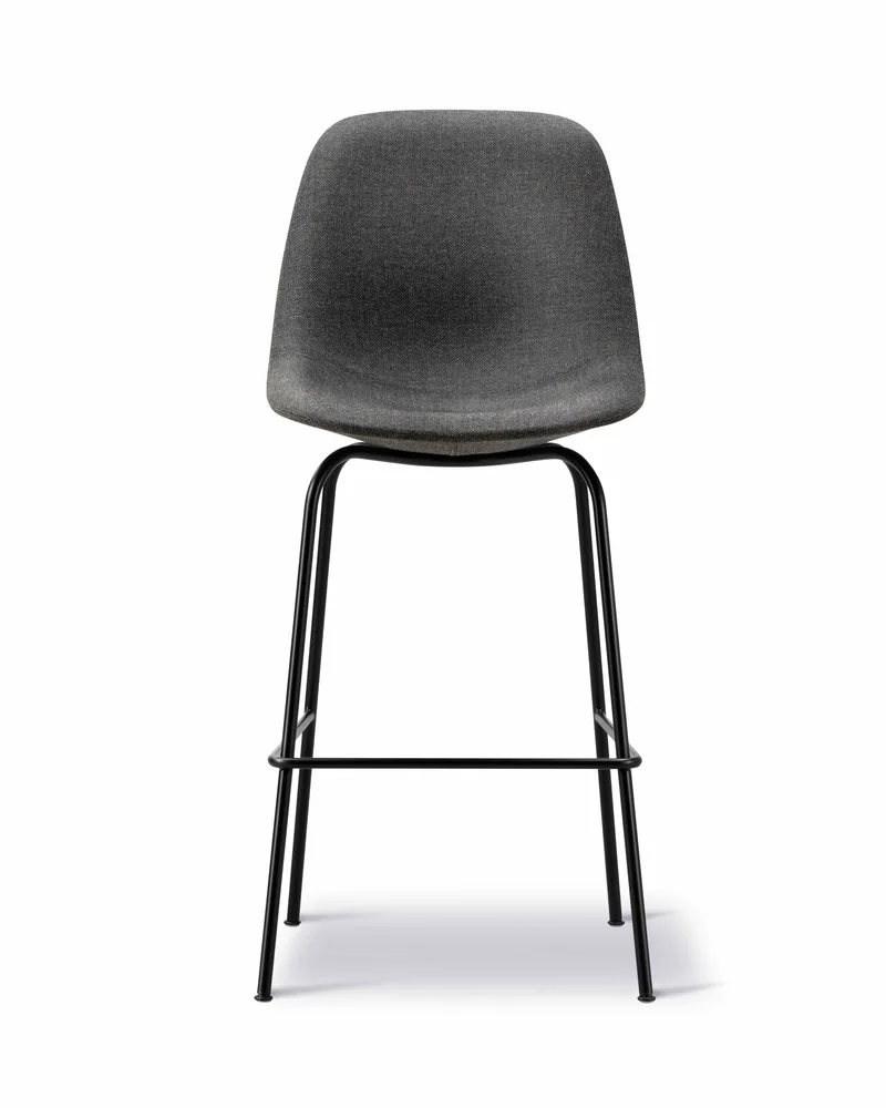 Eyes 4 Leg Barstool by Fredericia in Re-Wool 198, Black, 75 cm – product photo 4 of 4