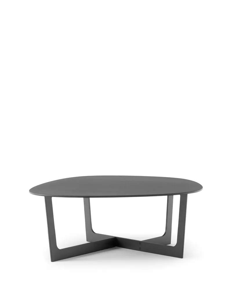 Insula Table - Model 5190 van Fredericia in Aluminium, textured black lacquer – productfoto