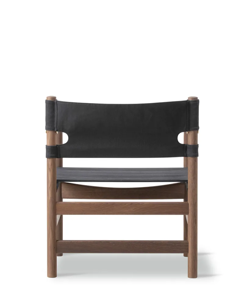 Canvas 21 Chair von Fredericia in Black canvas, Smoked oak, olied, FSC Mix 70% – Produktfoto 3 von 5