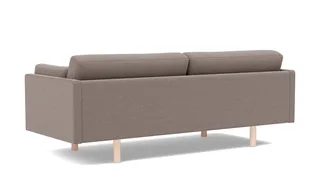 EJ220 Sofa, 3 seater, 212 cm de Fredericia en Erik 9998 Broken Grey, Oak soap treated, FSC Mix 70% – photo du produit 3 sur 4