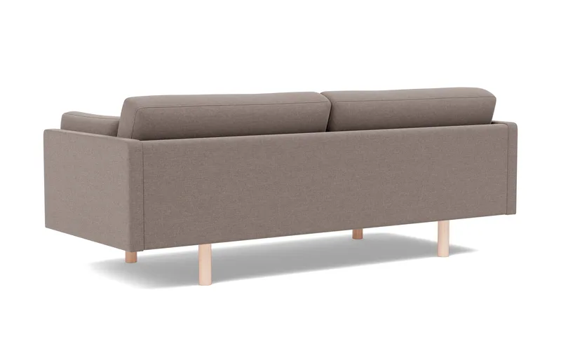 EJ220 Sofa, 3 seater, 212 cm de Fredericia en Erik 9998 Broken Grey, Oak soap treated, FSC Mix 70% – photo du produit 3 sur 4