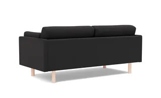 EJ220 Sofa, 2½ seater, 185 cm by Fredericia in Re-Wool 198, Oak soap treated, FSC Mix 70% – product photo 3 of 4