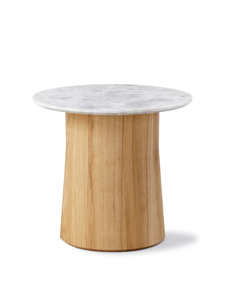 Niveau Coffee Table Ø45 von Fredericia in Tundra Grey, Ash oil treated, FSC Mix 70%, Ø45 cm, height 42 cm – Produktfoto