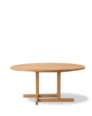 BM80 Mogensen Coffee Table, Ø120 cm de Fredericia en Oak oil, FSC Mix 70% – photo du produit 2 sur 2