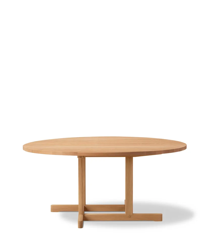 BM80 Mogensen Coffee Table, Ø120 cm de Fredericia en Oak oil, FSC Mix 70% – photo du produit 2 sur 2