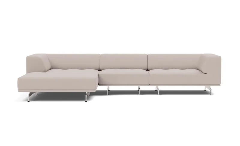 Delphi Elements - Configuration A van Fredericia in Steelcut Trio, 213, Brushed aluminium – productfoto 4 van 4